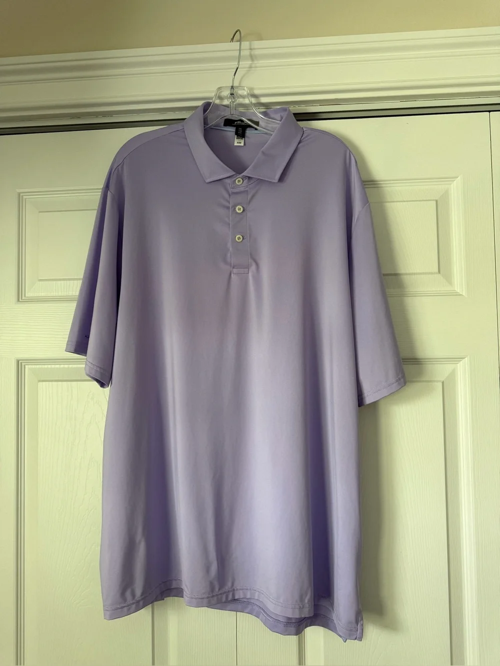 Men's RLX Ralph Lauren Lavender Polo Shirt - Size 2XL - Classic Short Sleeve